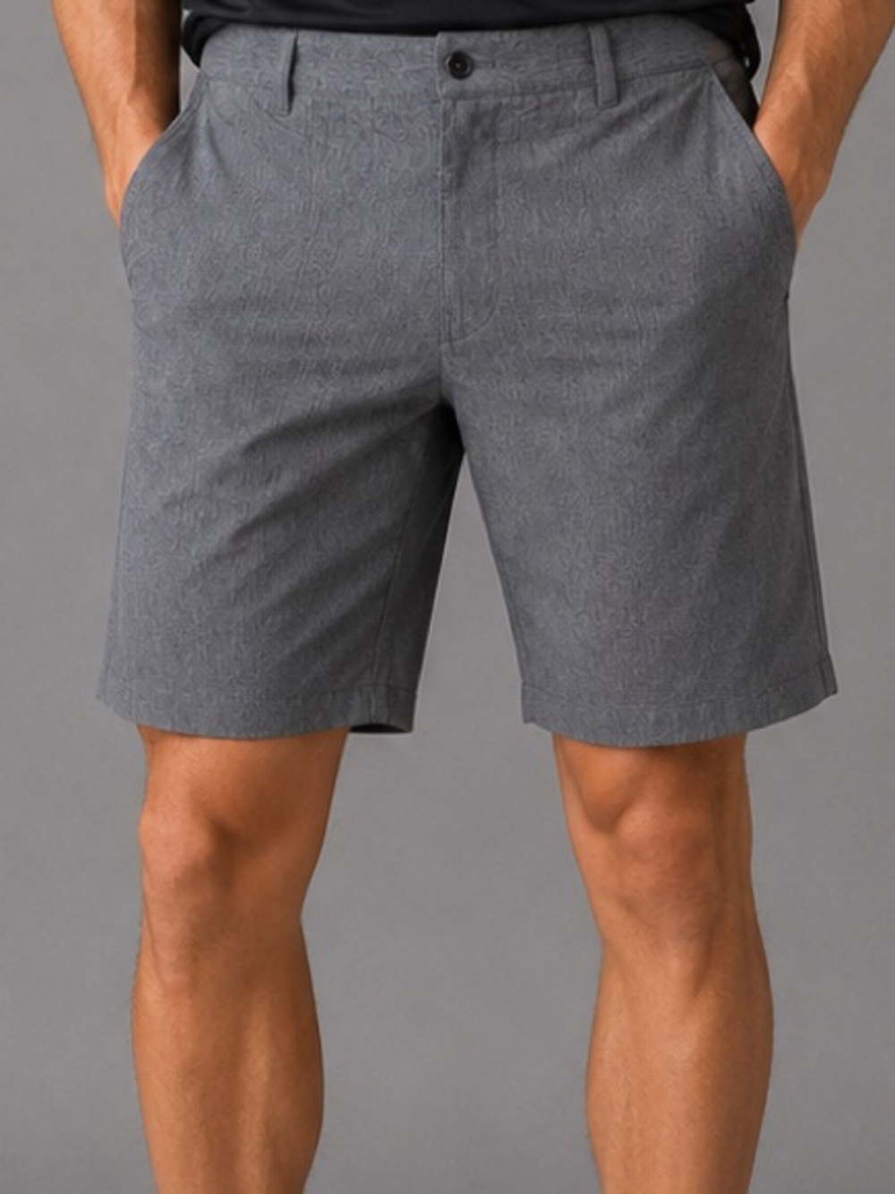 CoolKeep Stretch Performance Gray Golf Shorts Men’s Size 38 Casual Athletic